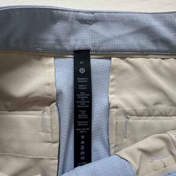 Lululemon Commission Slim Fit Pant - size 31 - Picture 6 of 8